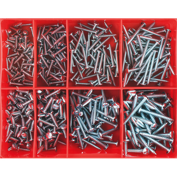 Champion 400Pc Slotted Self Tapping Screw Assortment