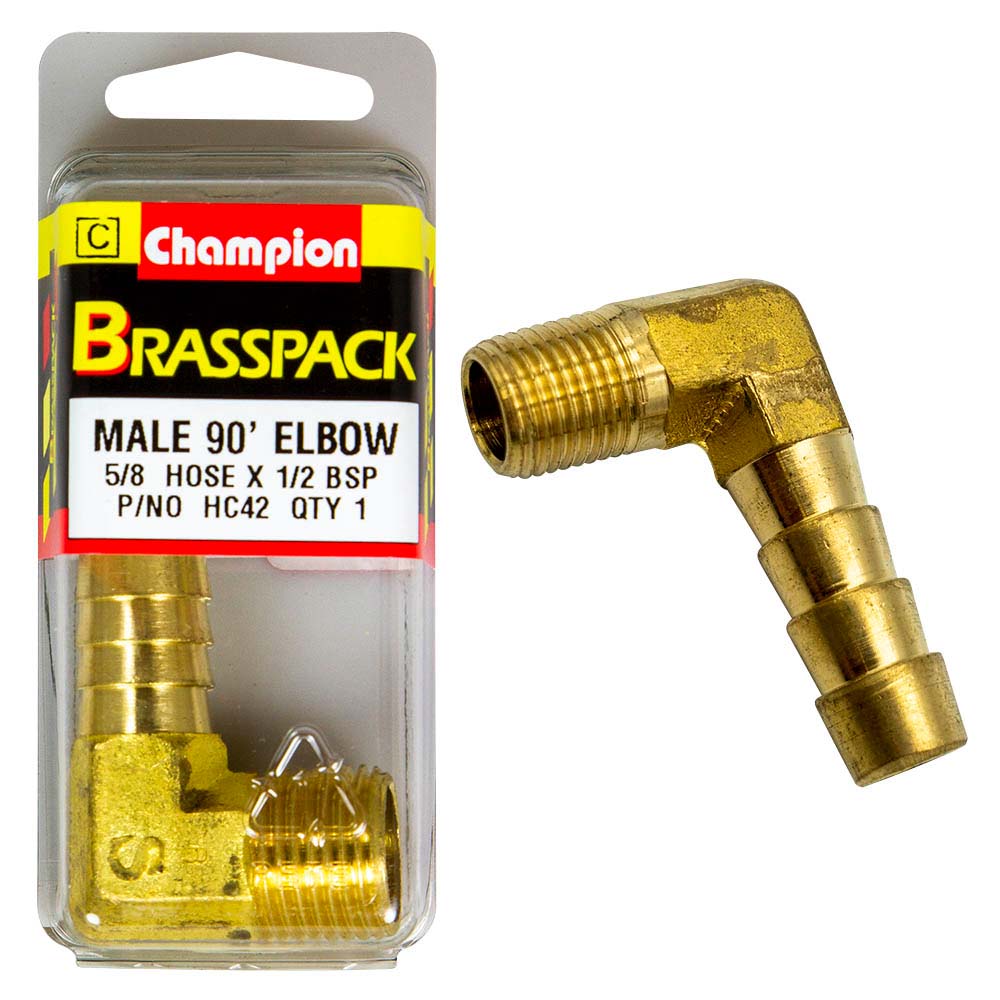 Champion Brass 5/8In X 1/2In 90Deg Male Elbow
