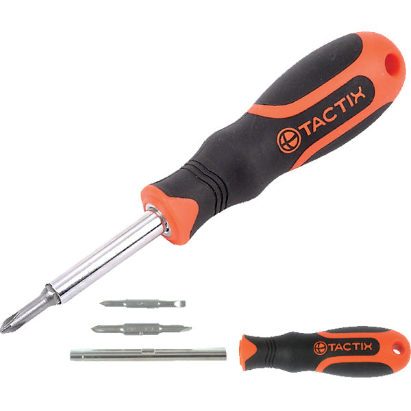 Tactix Bits Screwdriver 6 In 1
