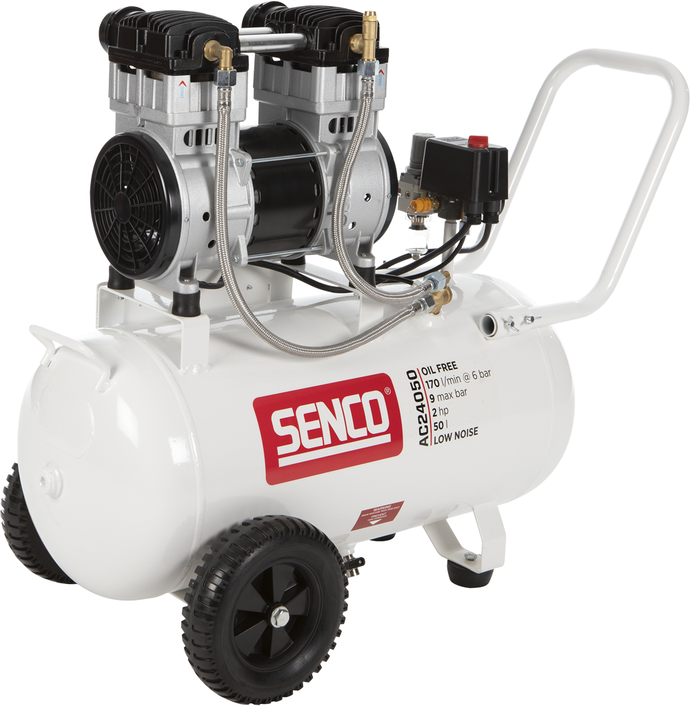 Senco 50L Oil Free 2Hp With Wheels