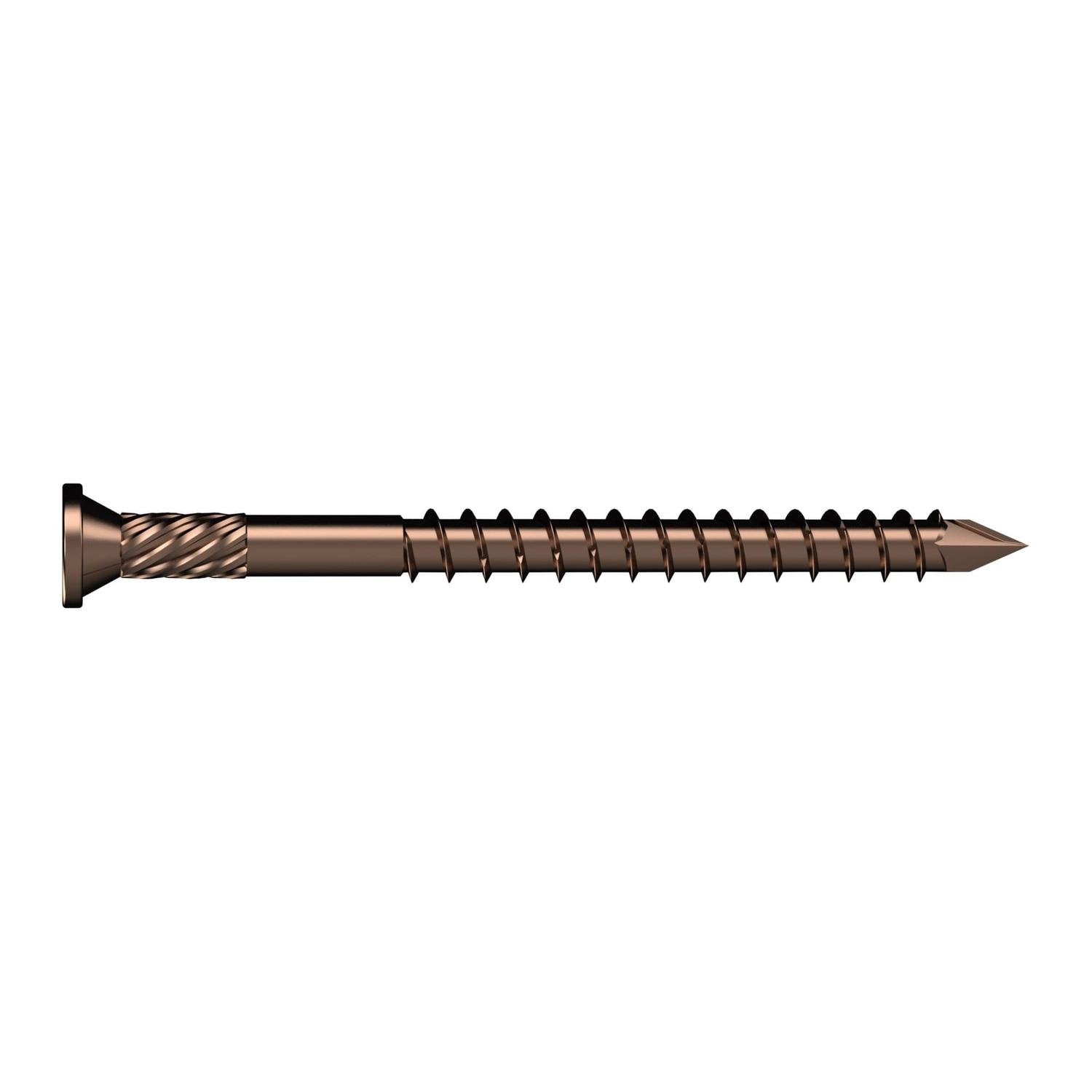 Bremick Raised Head Decking Screws 10G X 65Mm Bronze (500 Pack)