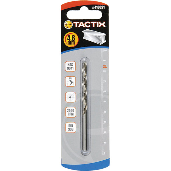 Tactix Hss Twist Drill 4.8Mm