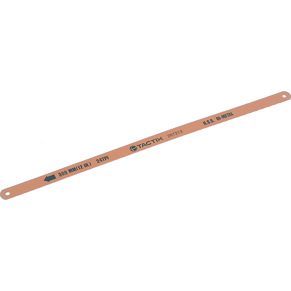 Tactix Hacksaw Blade 2Pc 300Mm/12In Bi-Metal 24T