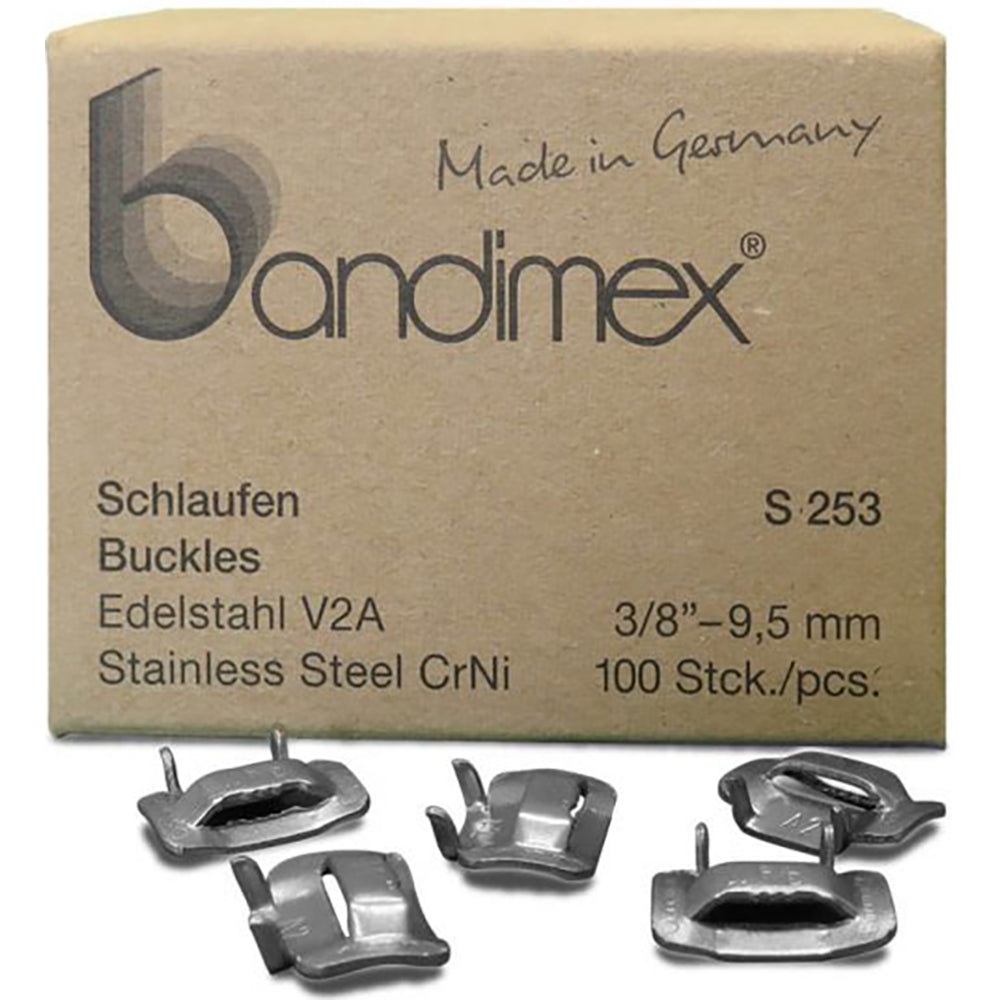 Bandimex S253 Buckles 3/8In (100Pc)