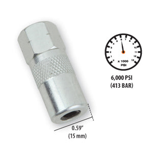 Groz 15.0Mm Pro-Series Hydraulic Coupler 4-Jaw