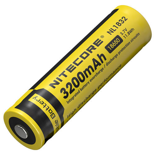 Nitecore Li-Ion Rechargeable Battery 18650 (3600Mah) 3.6V