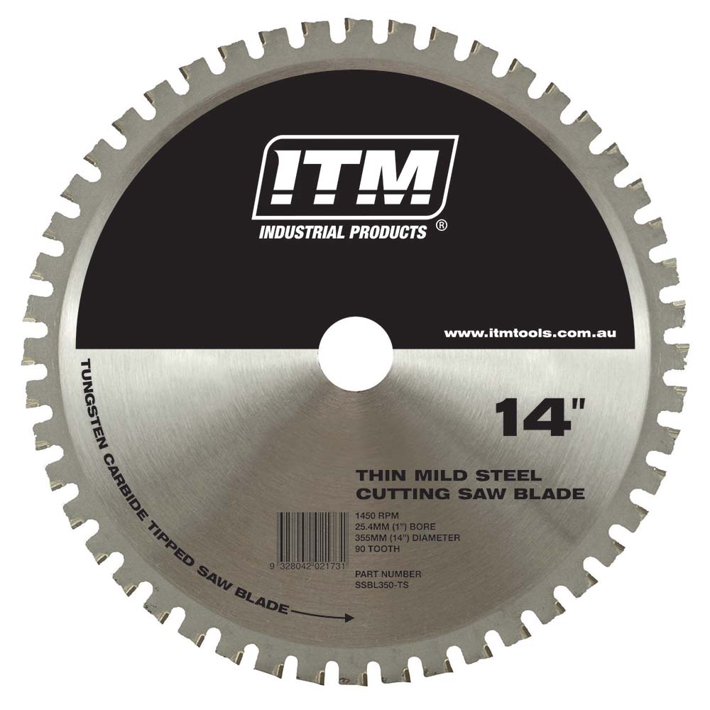 Itm 350Mm Tct Thin Steel Cutting Blade 90T