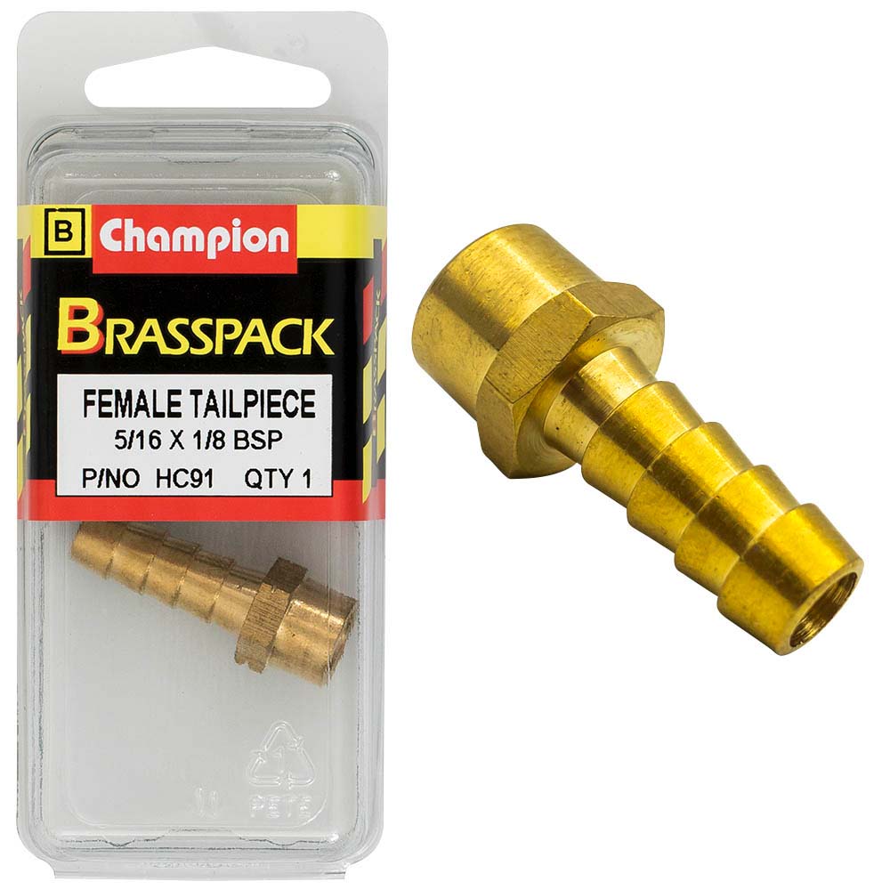 Champion Brass 5/16In X 1/8In Female Tailpiece