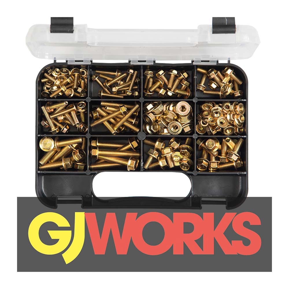 Champion Gj Grab Kit 178Pc Mm Flange Bolts & Nuts (Gr.8.8)