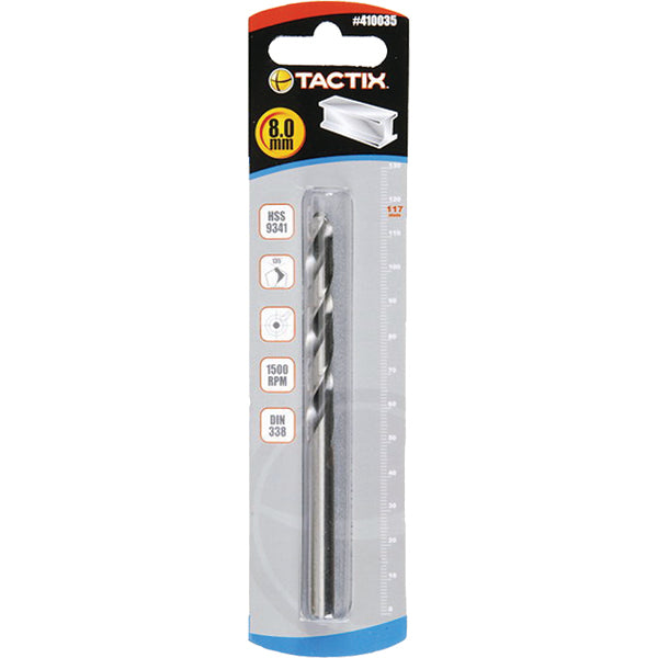 Tactix Hss Twist Drill 8Mm