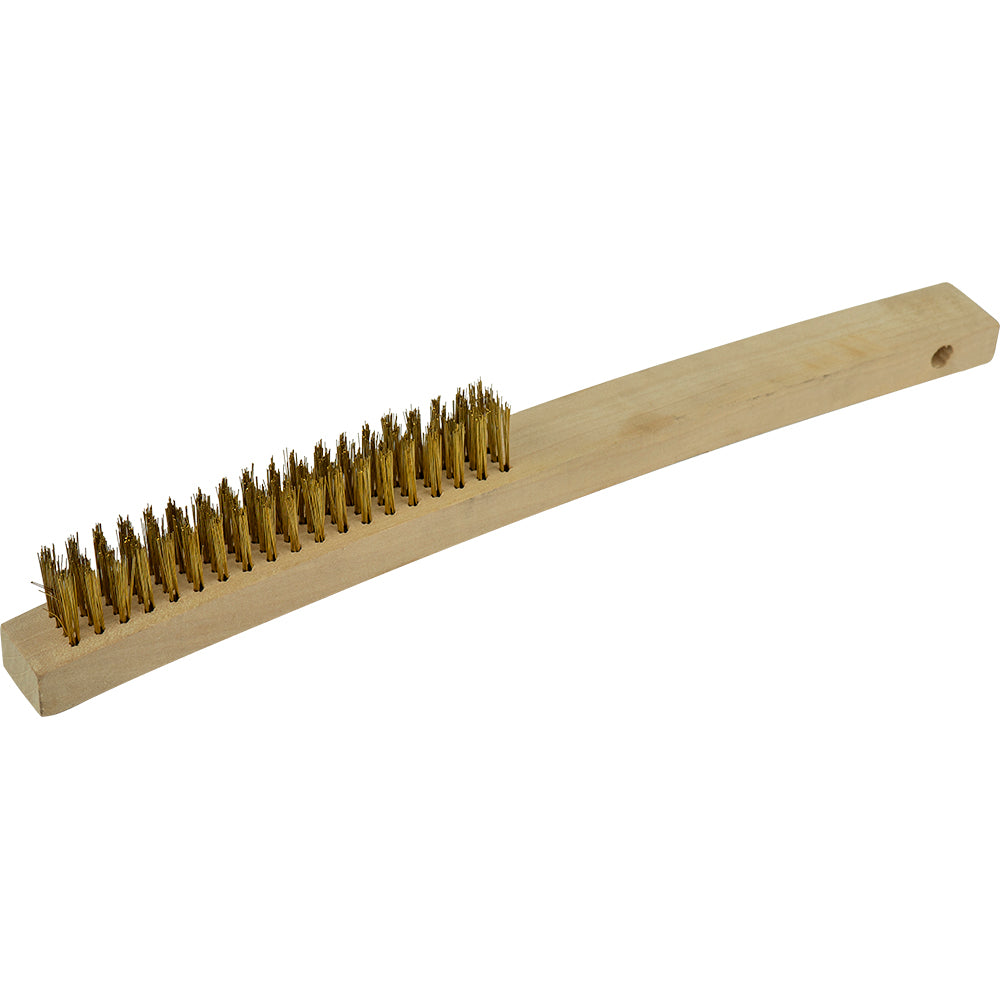 Itm Wire Brush 353Mm - 4 Row Brass