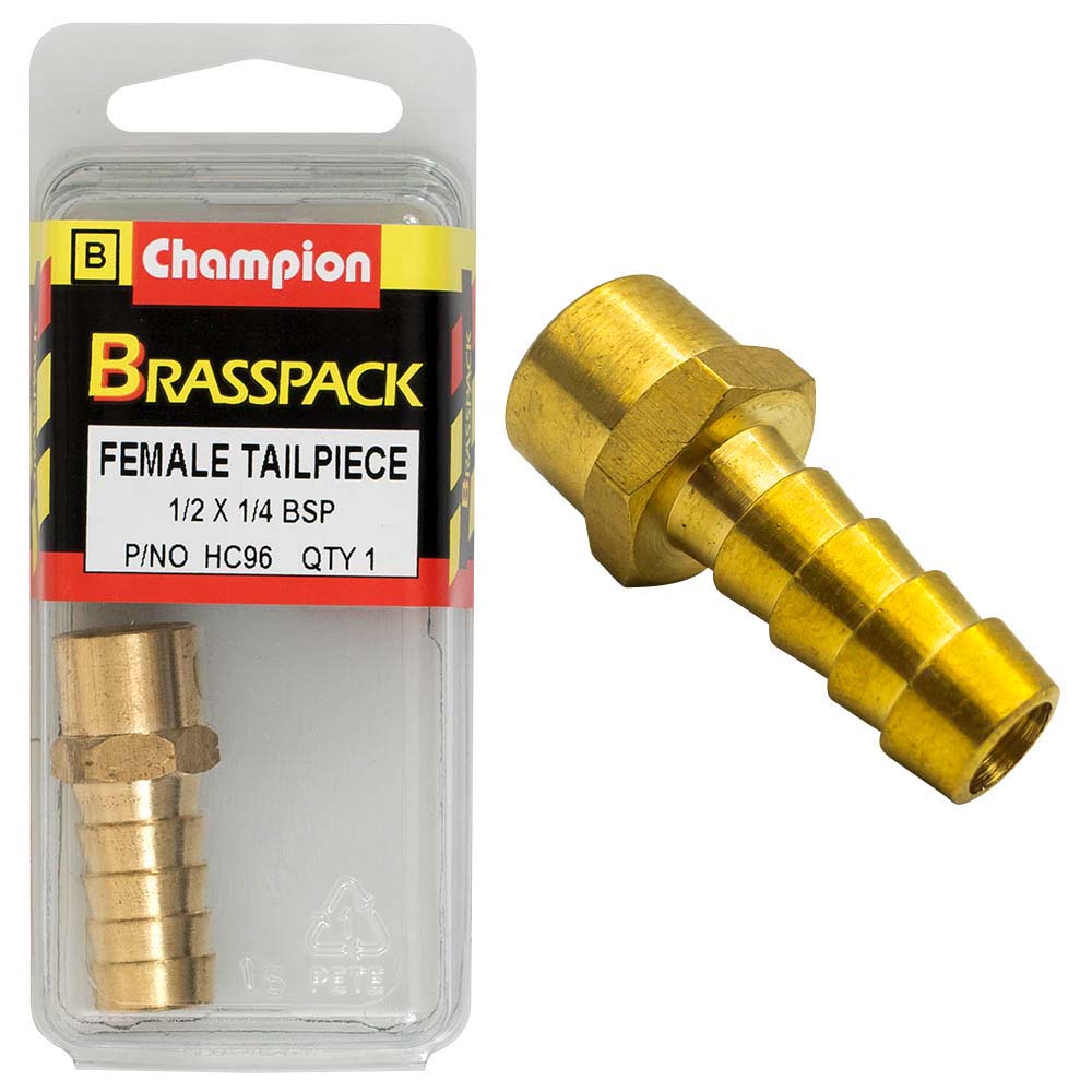 Champion Brass 1/2In X 1/4In Female Tailpiece