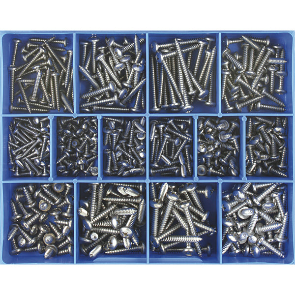Champion 415Pc Stainless Self Tapping Screw Assortment