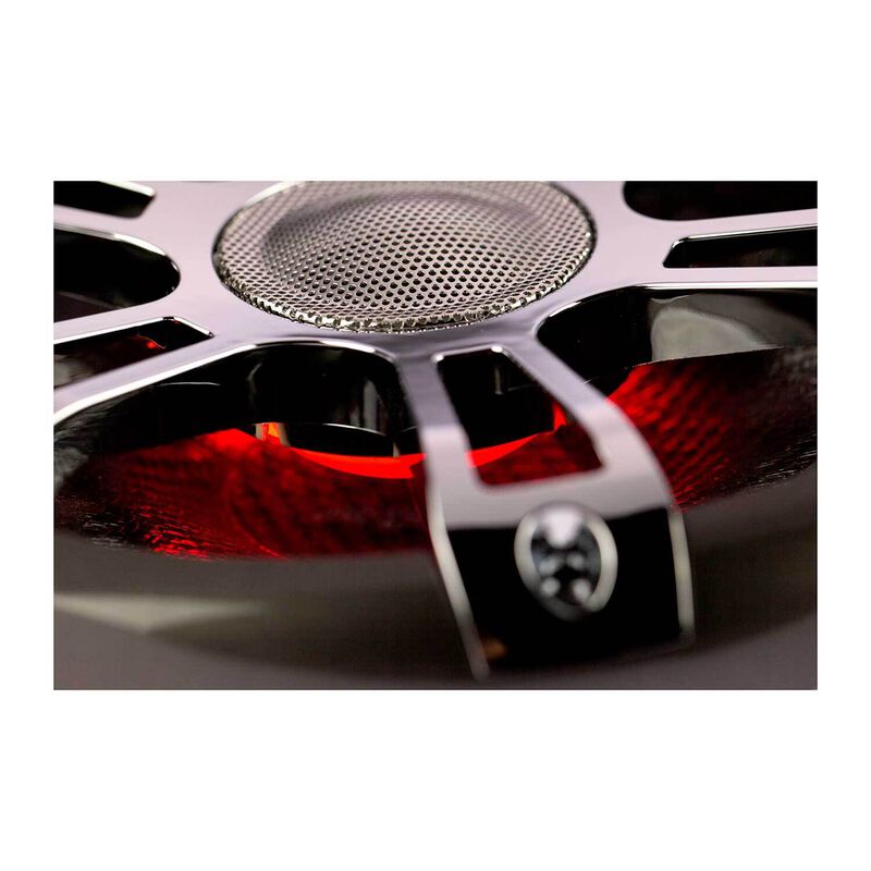 Fusion 8.8” 330W Sports Chrome Speakers With Crgbw Led Lighting Sg-Fl882Spc