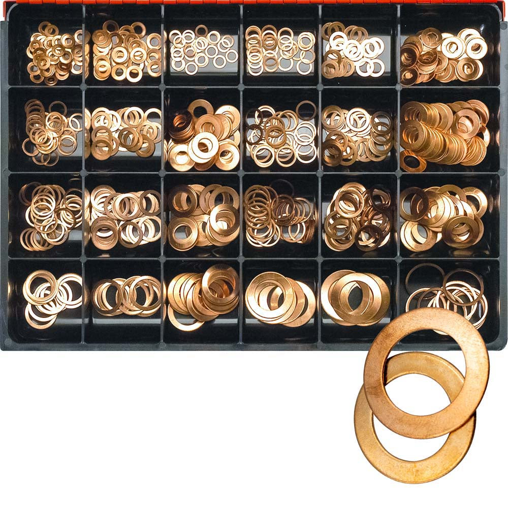 Champion Master Kit 565pc Fuel Inject Copper Washer Asst