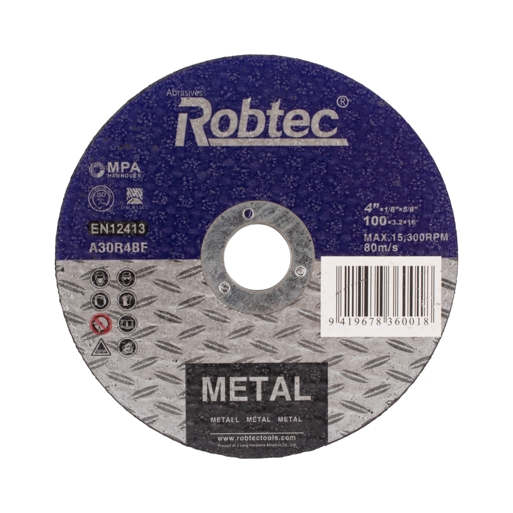 ROBTEC Cutting Wheel for Metal (100mm x 3.2mm x 16mm)