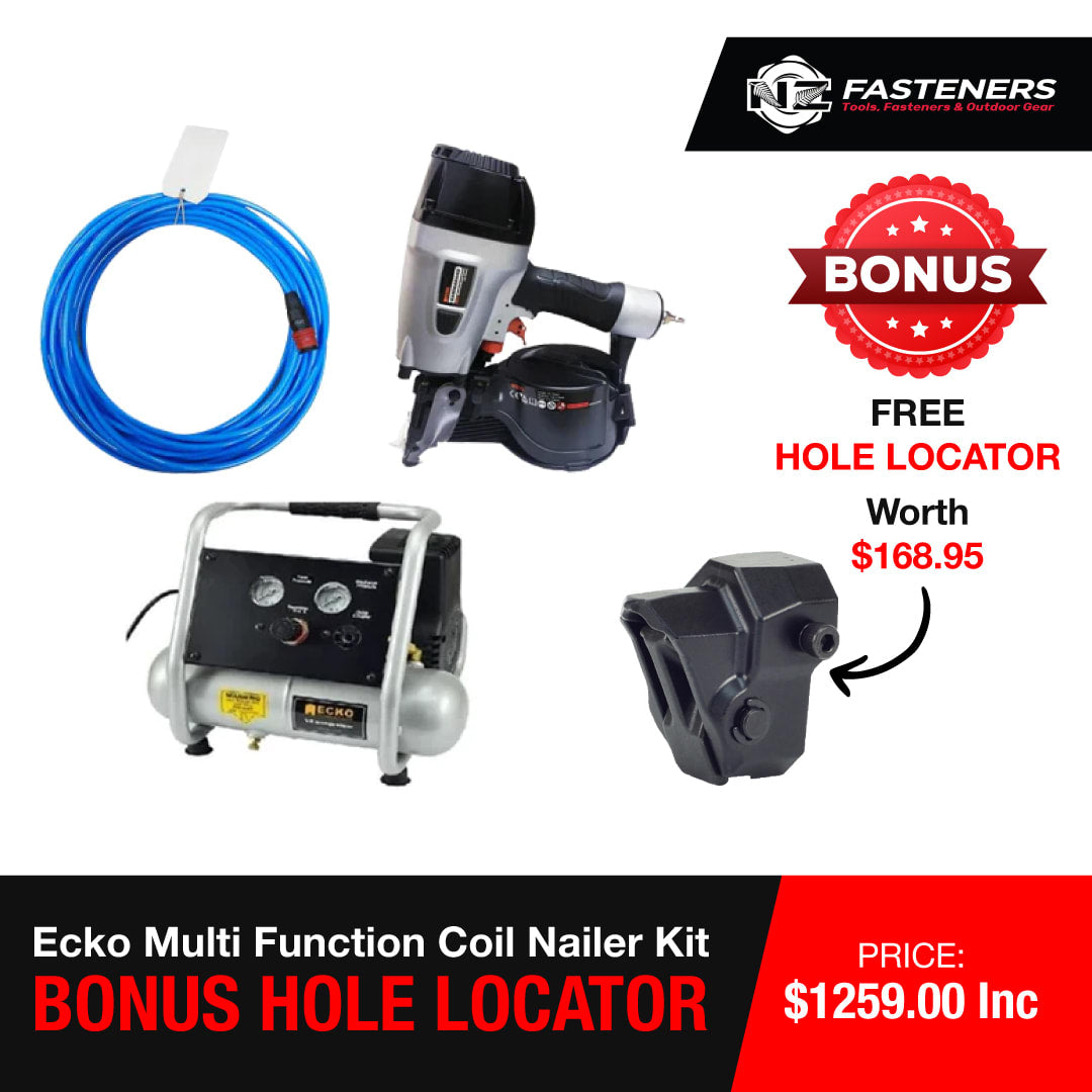 Ecko Multi Function Coil Nailer Kit Staple Guns NZ Fasteners