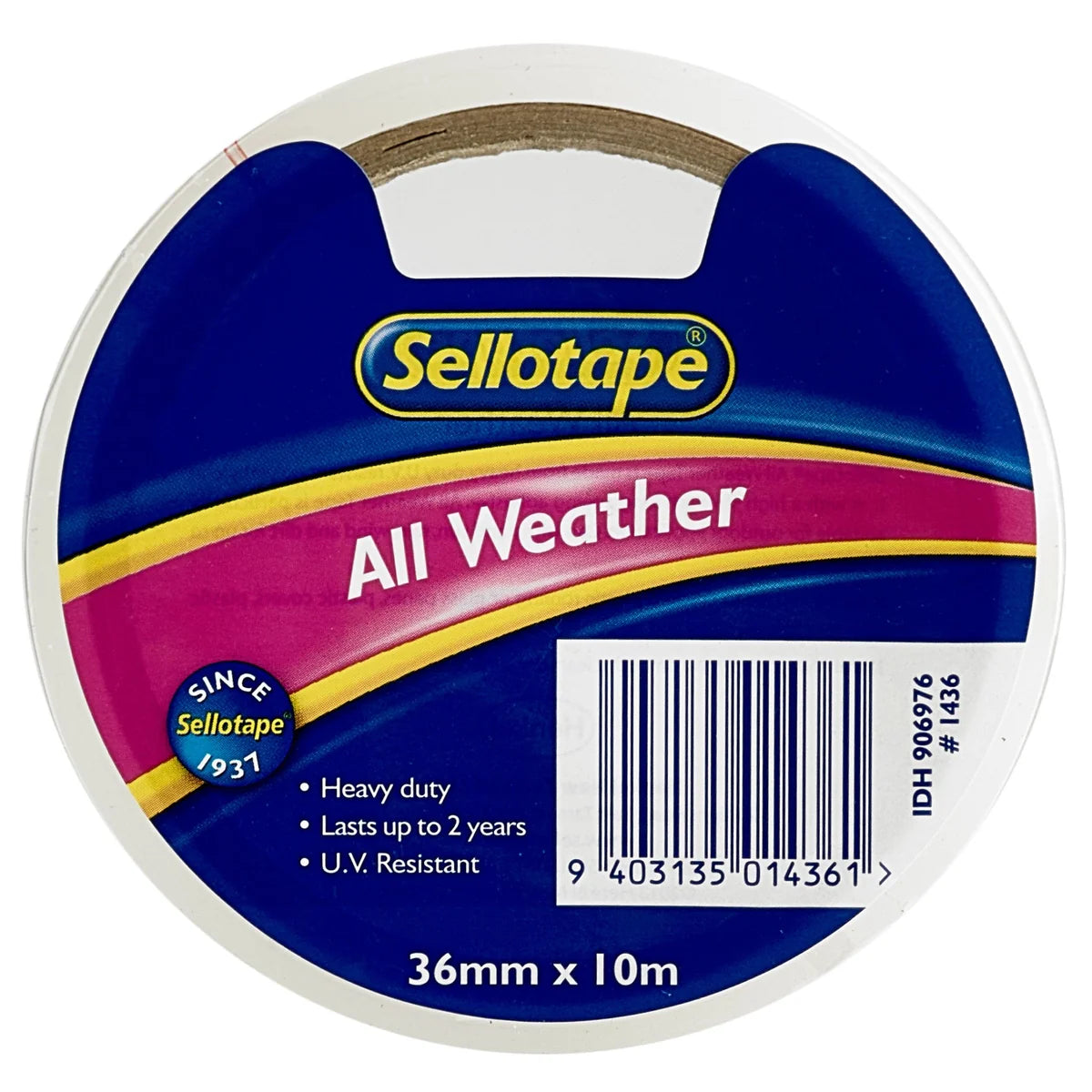 Sellotape 1436 All-Weather 36Mmx10M