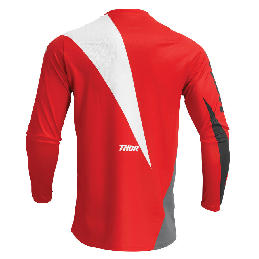 Jersey S23 Thor Mx Sector Youth  Edge Red/White Large