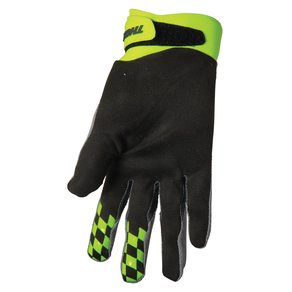 Glove S23 Thor Mx Draft Grey/Acid Xs ##