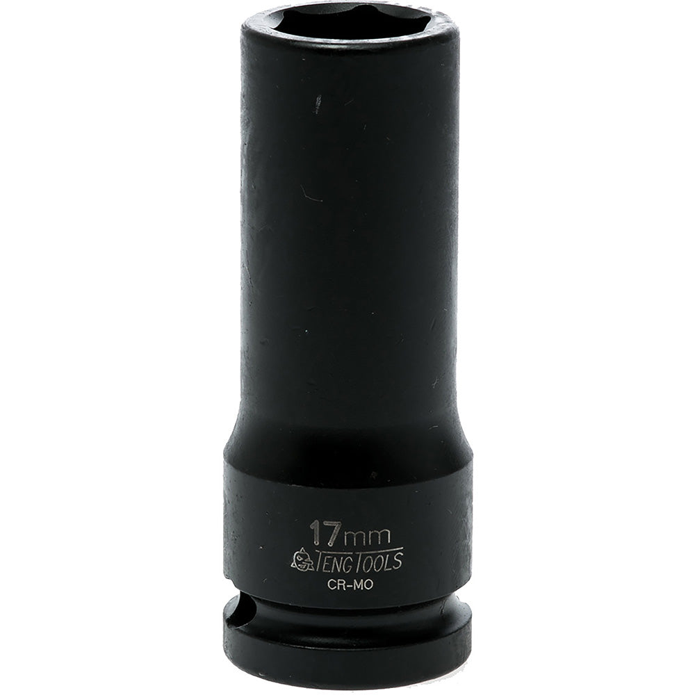 Teng 1/2In Dr. Deep Impact Socket 17Mm Din