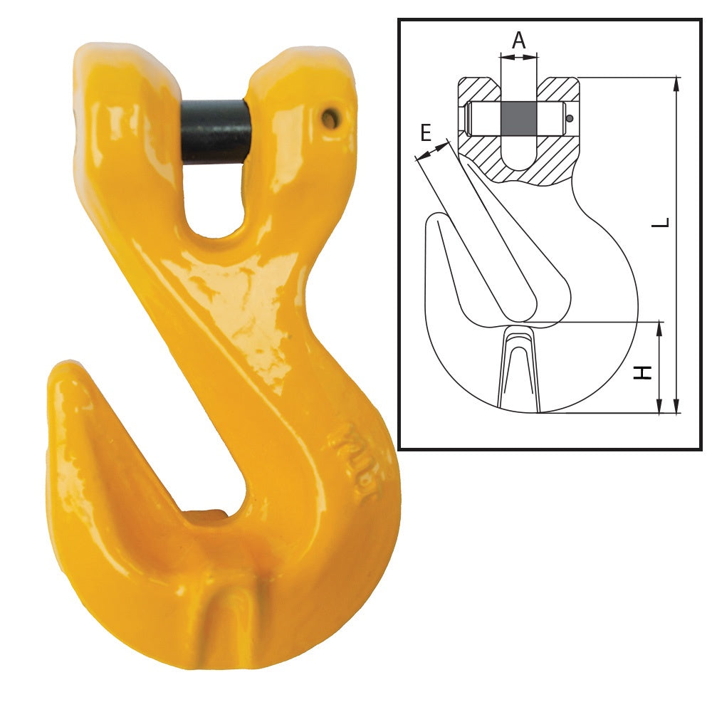 ITM G80 Clevis Shortening Grab Hook-13mm Chain