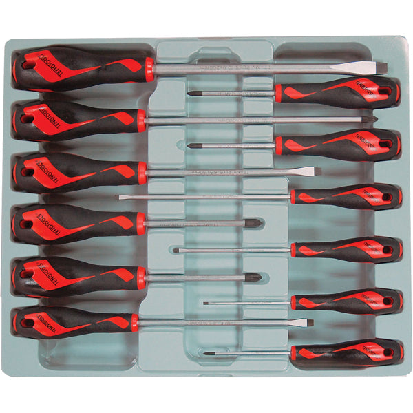 Teng 12Pc Md Tt-Mv+ Fl-Ph-Pz Screwdriver Set