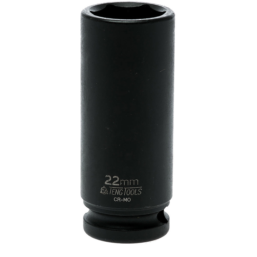 Teng 1/2In Dr. Deep Impact Socket 22Mm Din