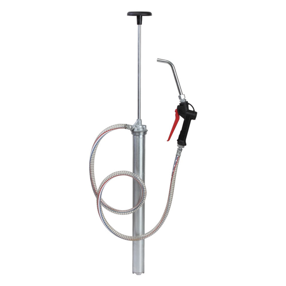 Groz 60L Drum Spring Loaded Oil Pump W/Gun