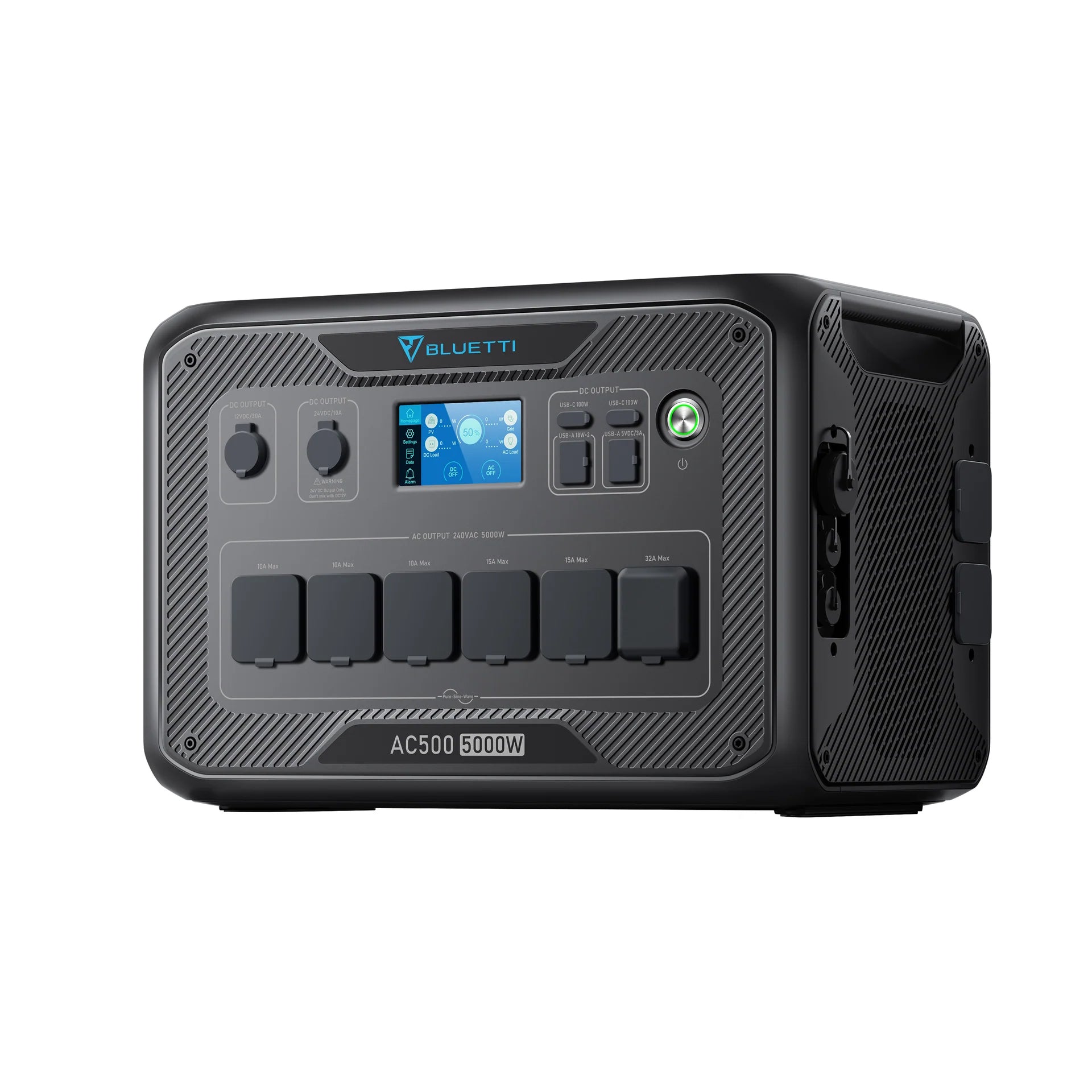 Bluetti Ac500 + B300S Expandable Home & Portable Power Station | 5000W (10000W Surge) 3072Wh