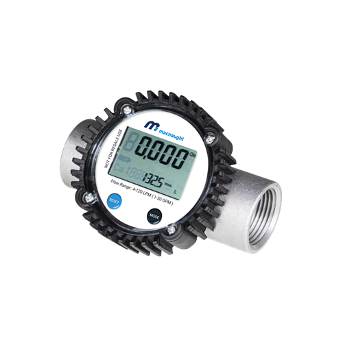 Macnaught 1" Turb Diesel Meter With Male 2 Male Adaptor - ADTFM-2