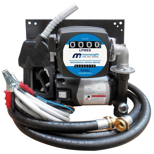 Macnaught 12V High Flow Wall Mount Diesel Pump Kit - AHFP12A