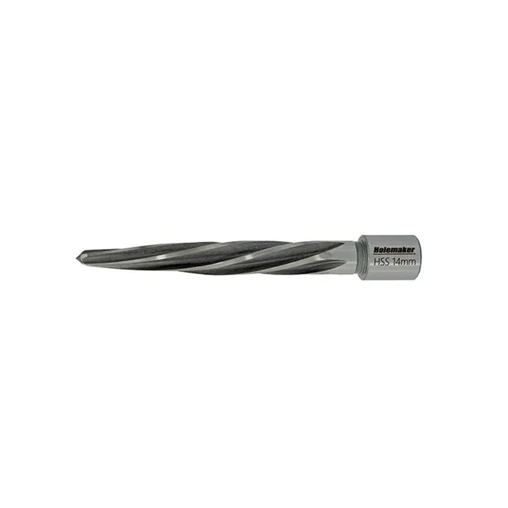 Holemaker Taper Bridge Reamer, Weldon Shank, 14mm Dia