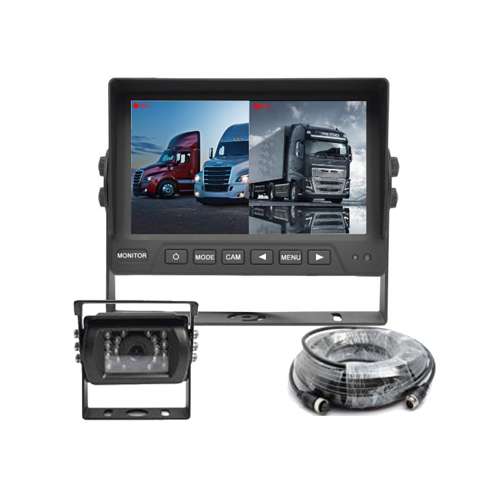 Avs Safety Dvr Bundle With Commercial Grade 7" Lcd Monitor & Ahd Cam + 20M Cable