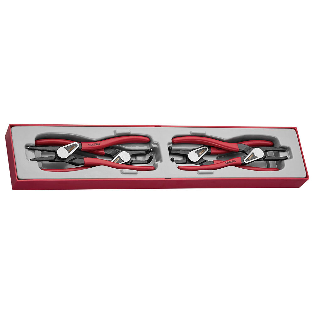 Teng 4Pc 9In Circlip Plier Set - Ttx-Tray