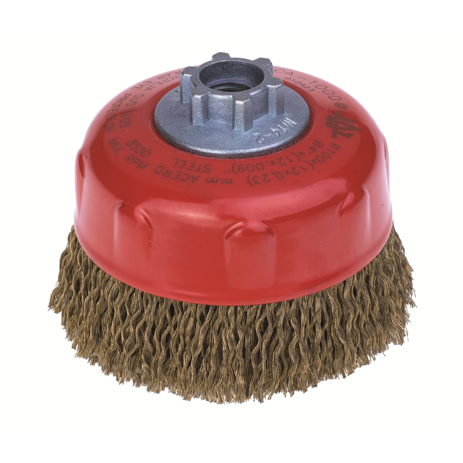 Jaz Cup Brush High Performance 125mm x 30mm x 0.23mm - M14 x 2 - Cable Crimped Wire (BRUC-125H)