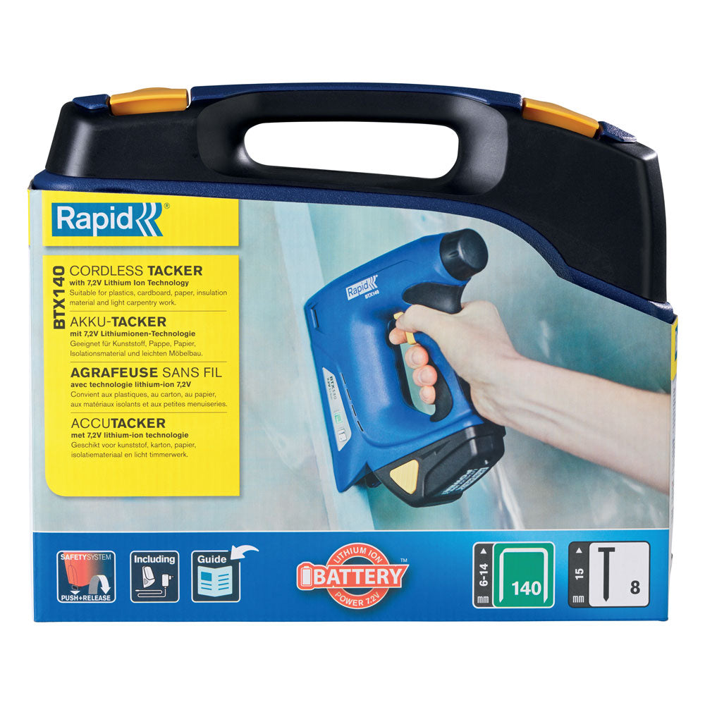 Rapid Cordless Tacker Btx140 Li-Ion