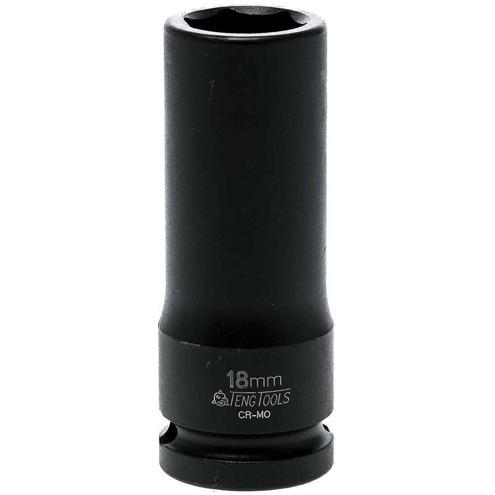 Teng 1/2In Dr. Deep Impact Socket 18Mm Din