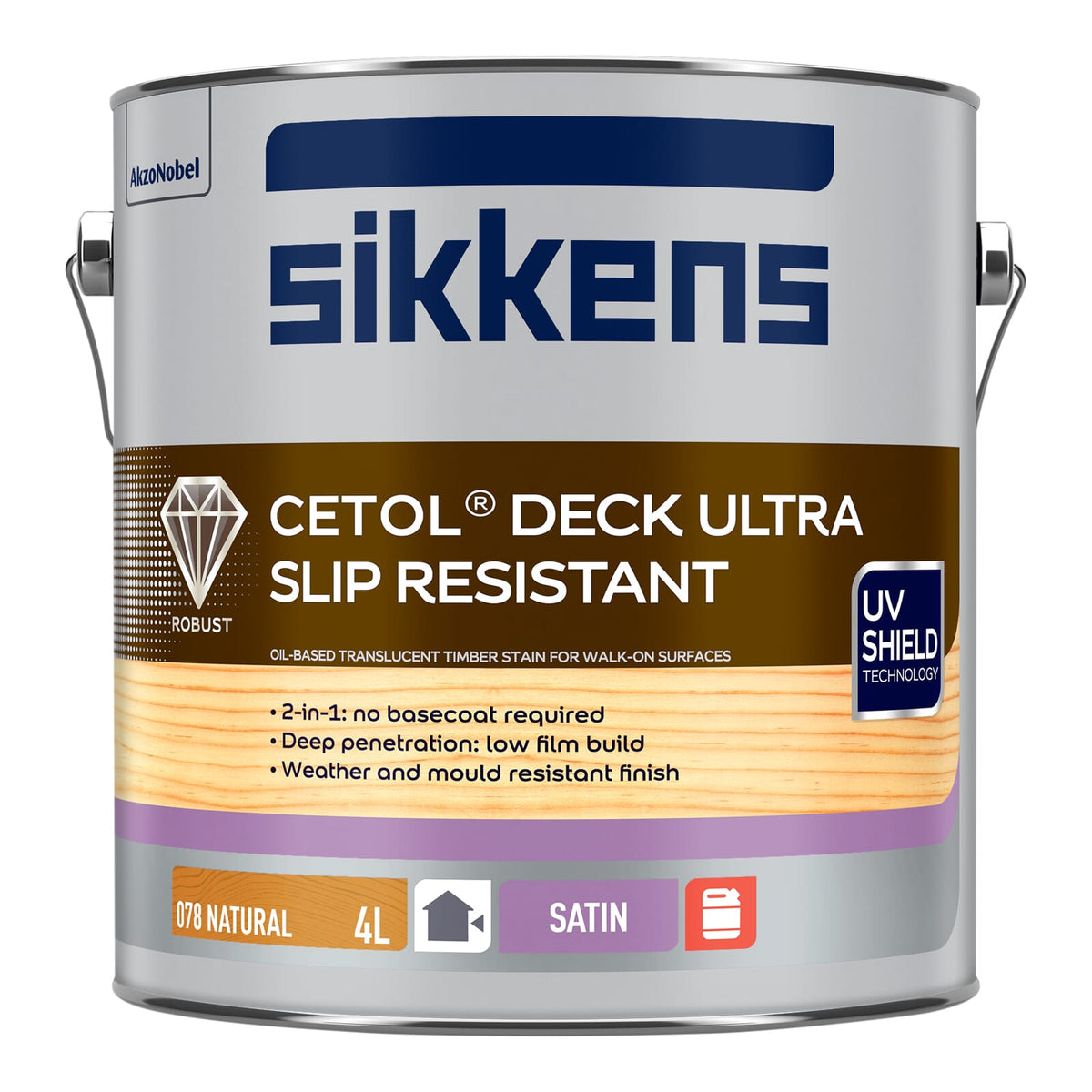 Sikkens Cetol Deck Ultra Slip Resist - Natural  4L