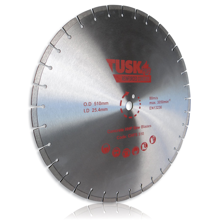 Tusk Concrete Hhp Saw Blades - 460 X 3.6/2.8 X 12 X 25.4Ph