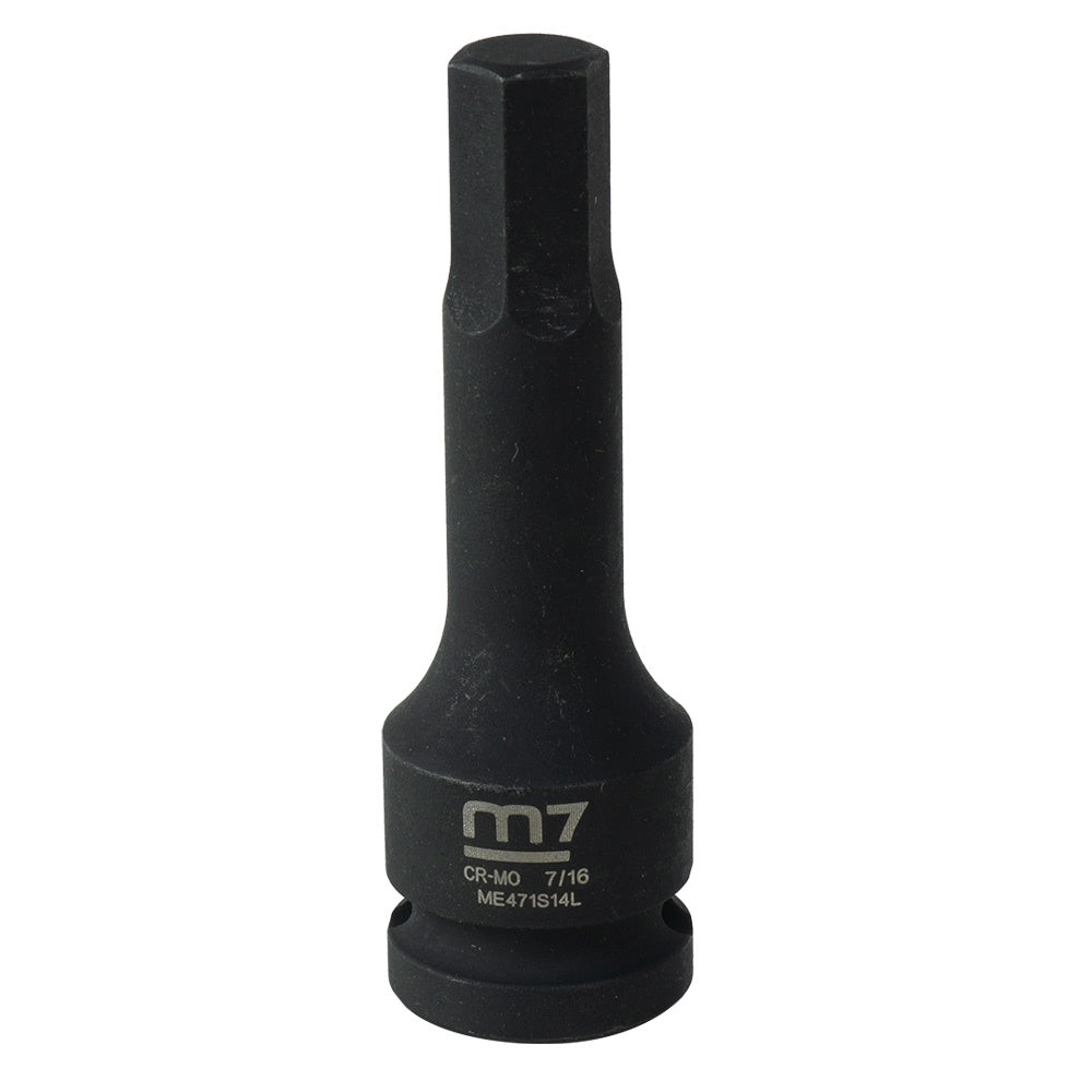 M7 Impact In Hex Socket, 1/2in Drive, 7/16in