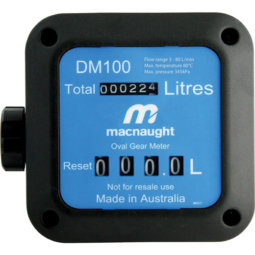 Macnaught 1" Mechanical Fuel Meter - Bsp/Litres - DM100-01