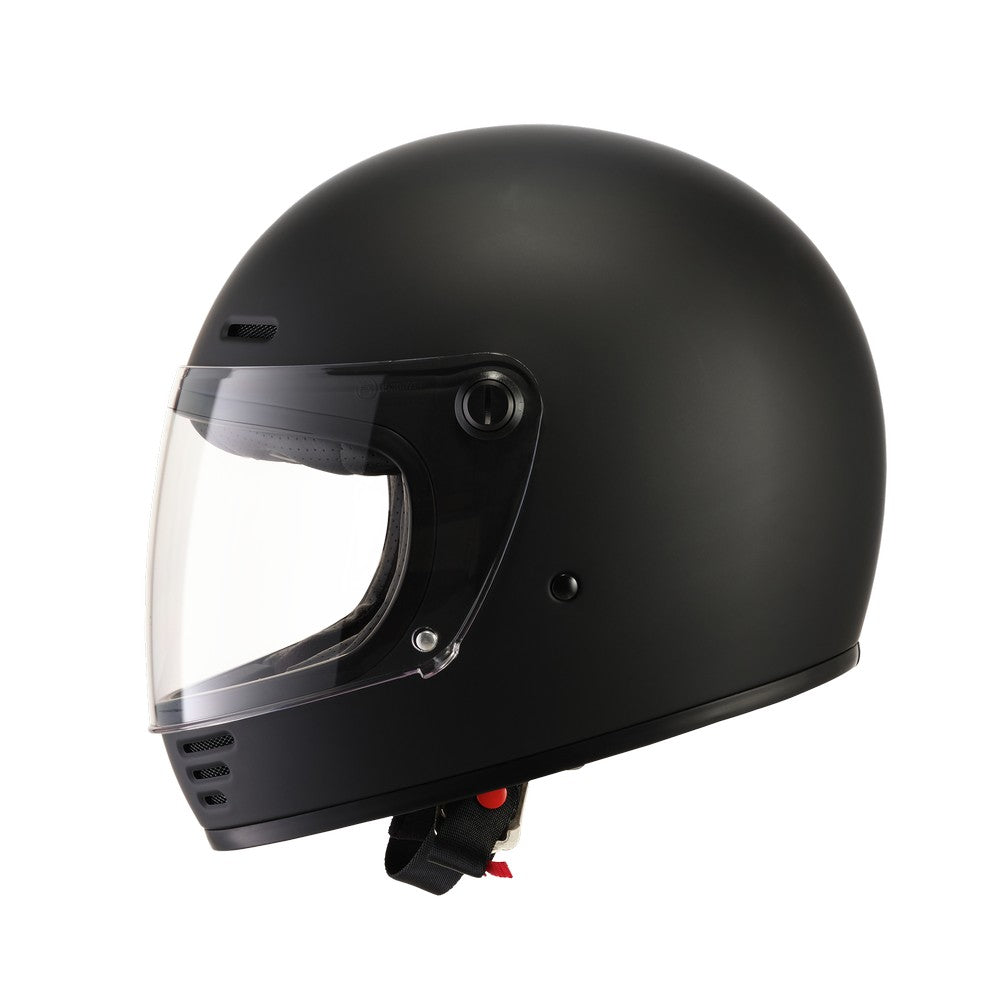 Motorcycle Helmet Eldorado E70 Retro Design Xs Matt Black