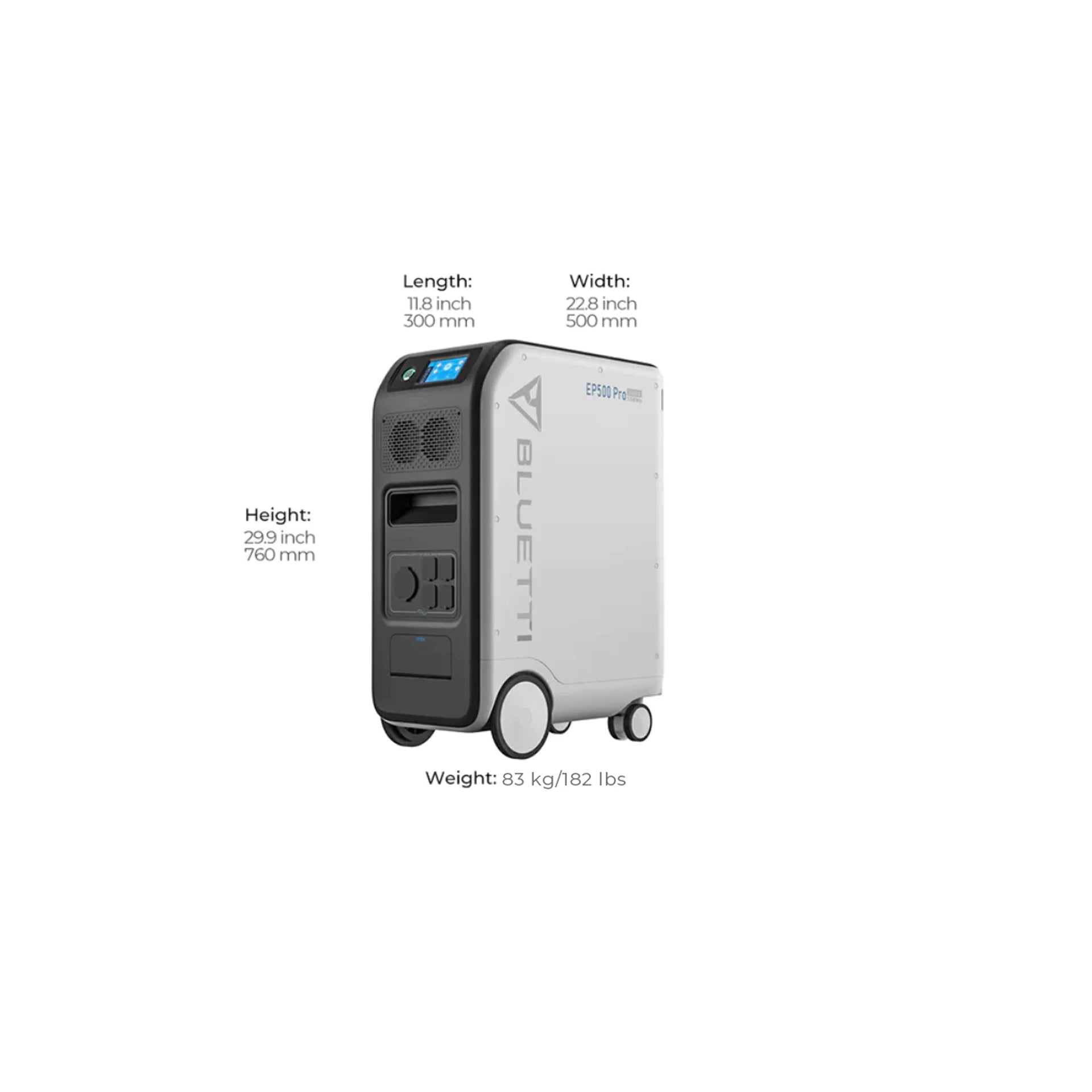 Bluetti Ep500P Ups Home Backup Power Station | 3000W (6000W Surge) 5100Wh