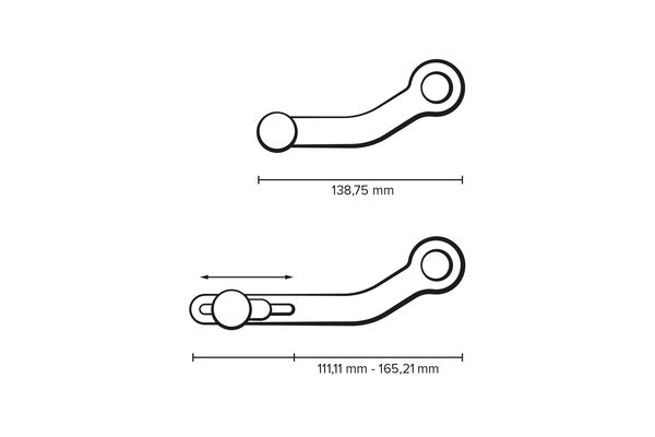 *Sw Motech Gear Lever Cnc Milled Aluminium Stock 2 Piece Lever Open Adjustability Bmw S1000Xr 15-19