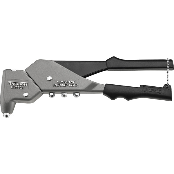 Teng 12In Hand Riveter W/360Deg. Swivel Head