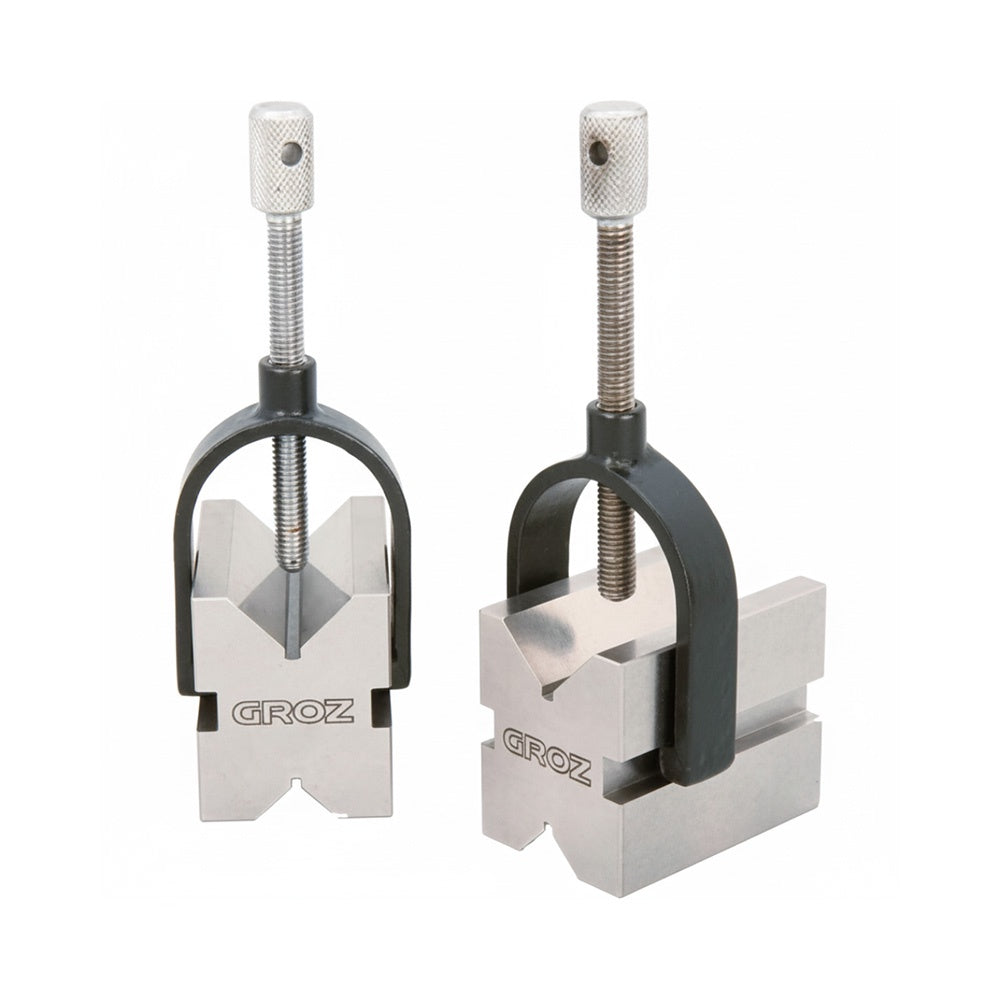 Groz Vee Block And Clamp 40x32x32mm (Pair)