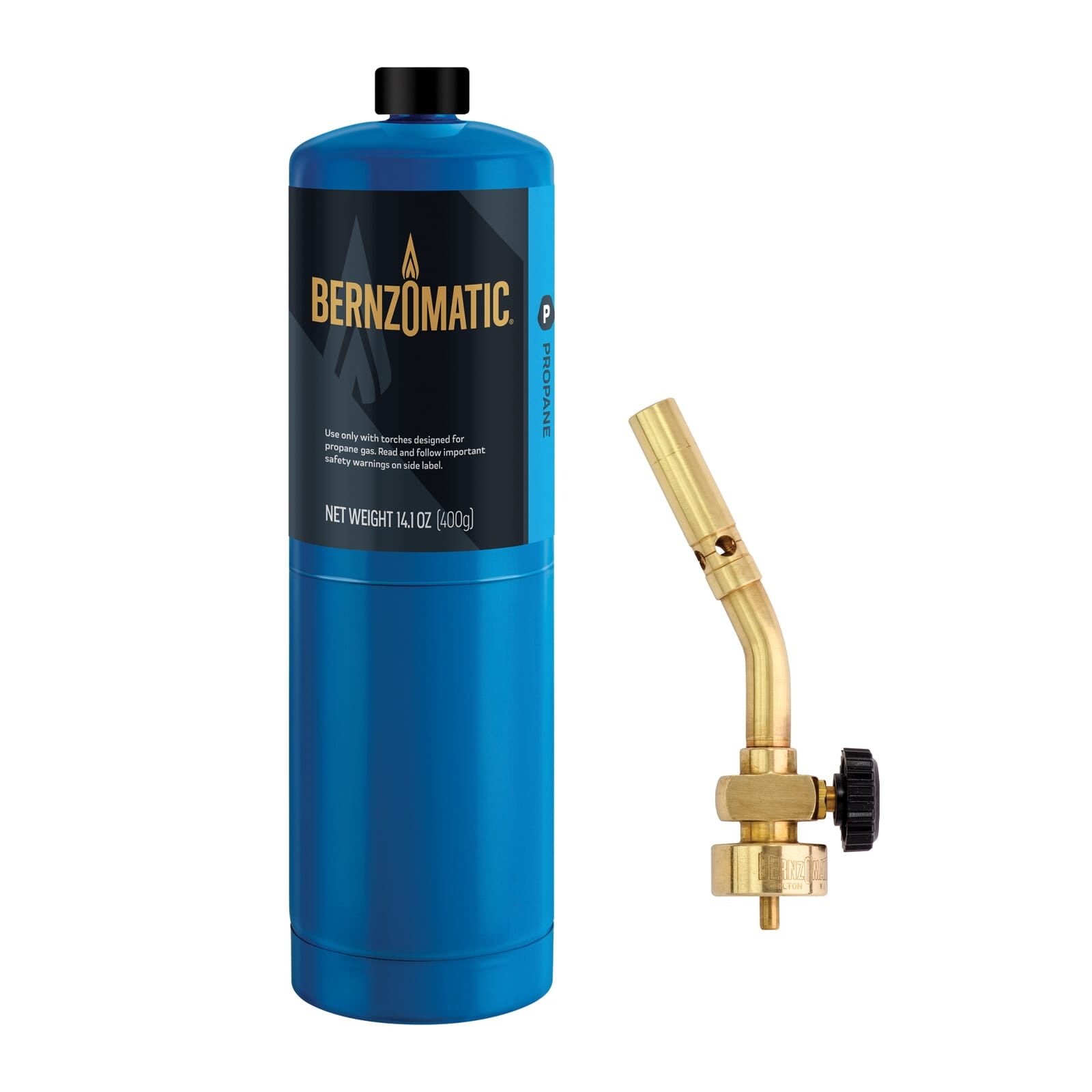 BernzOmatic Manual Gas Torch Kit Brass 2pc