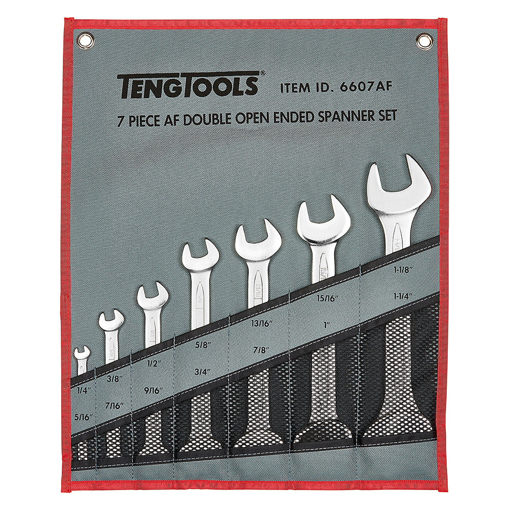 Teng 7Pc Double Off-Set Ring Spanner Set 1/4-1-1/4In