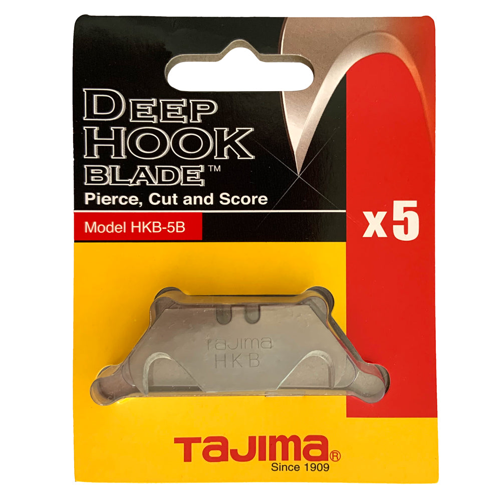 Tajima Deep Hook Utility Blades Hkb-5B Pkt/5